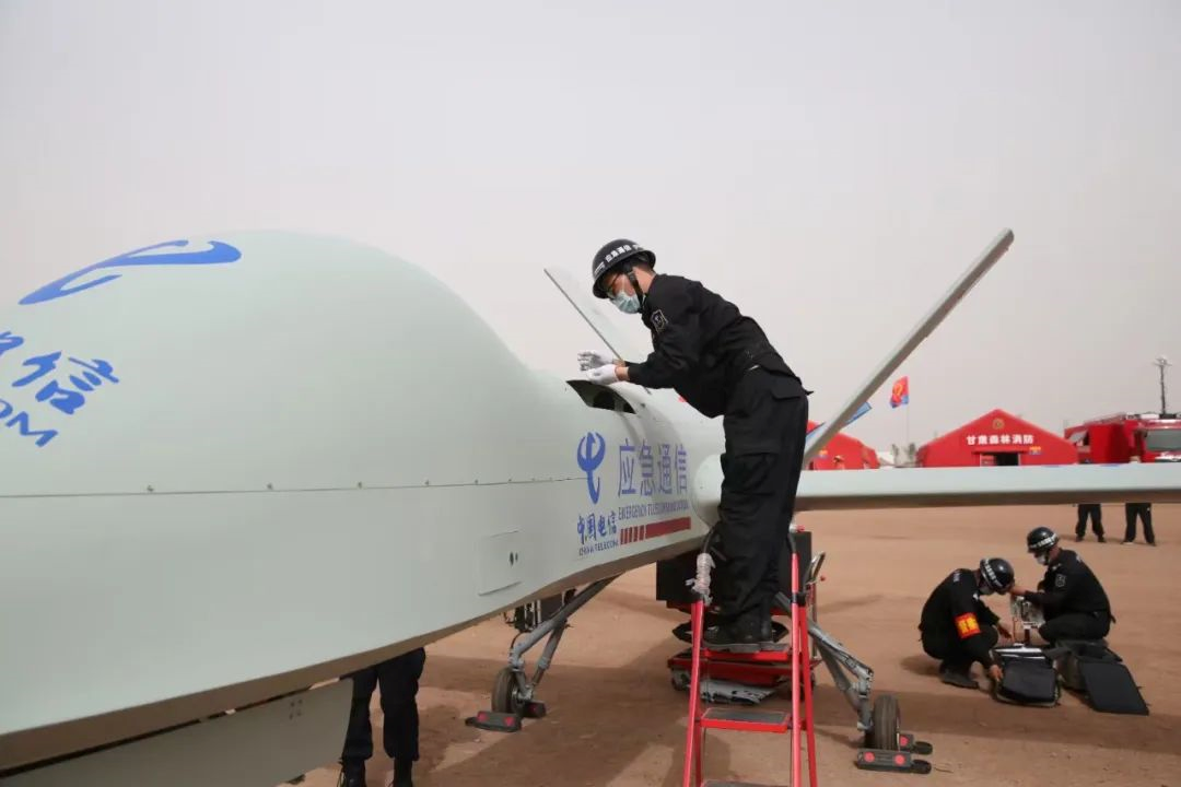 中国电信  5G基站竟能飞上天？！